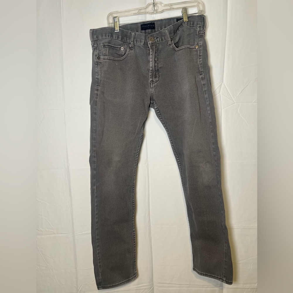 Bullhead Men's Gray Skinny Jeans
